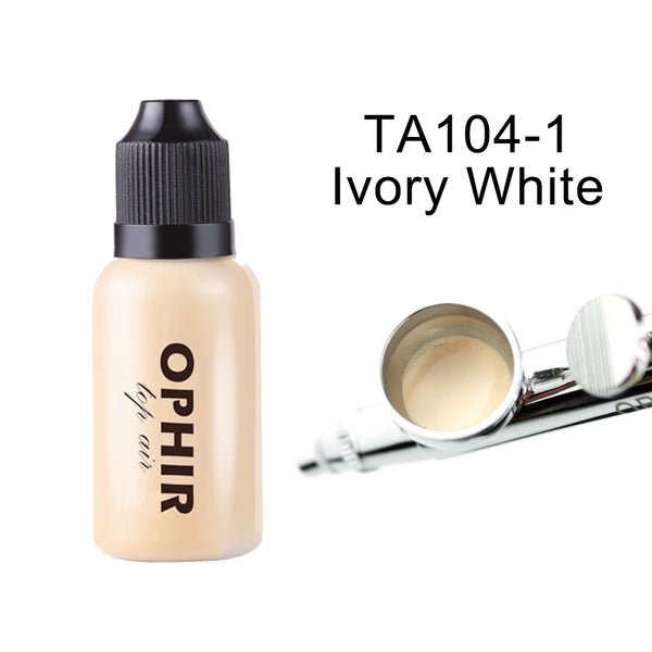 OPHIR Airbrush Makeup Foundation Inks Colors Air Foundation for Face Paint Makeup Salon Cosmetic, 7 Colors for Choose 30ml TA104