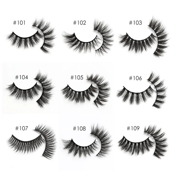 Wholesale Mink Eyelashes 4/10/30/100pcs 3d Mink Lashes Natural Fake Eyelashes Messy False Eye Lashes Makeup False Lashes In Bulk