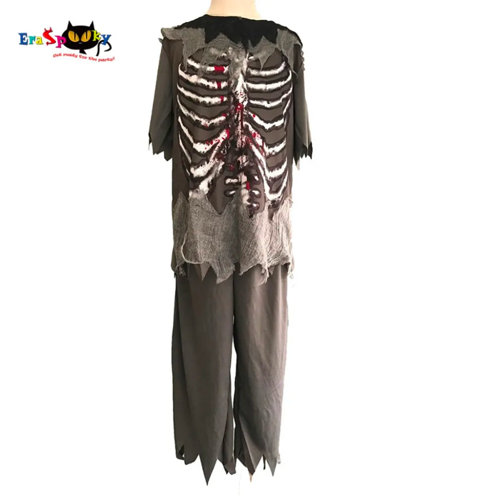 Boys Zombie Costume Boys Ghost Halloween Costumes Girls Scary Bloody Skeleton Party Cosplay Fancy Dress Outfits Clothing