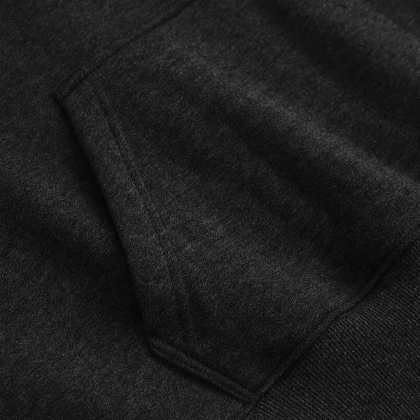 Men's Faith Over Fear Graphic Hoodie - Cotton Blend Black Long Sleeve Pullover Regular Fit | Soft & Breathable Fabric, Durable Print, Everyday Comfort, Machine Washable, Casual Urban Outdoor Commuting