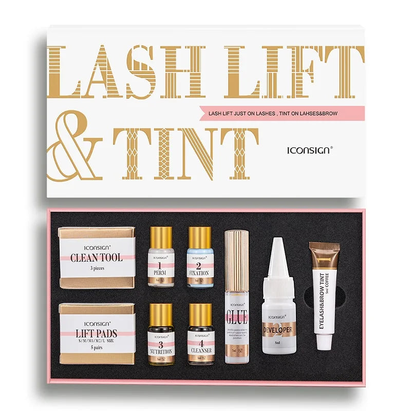Dropshipping ICONSIGN Lash Lift Kit And Brow Dye Tint Kit Lifting Eyelashes Brow Lift Brow Dye Tint Lash Lifting Kit Eye Makeup