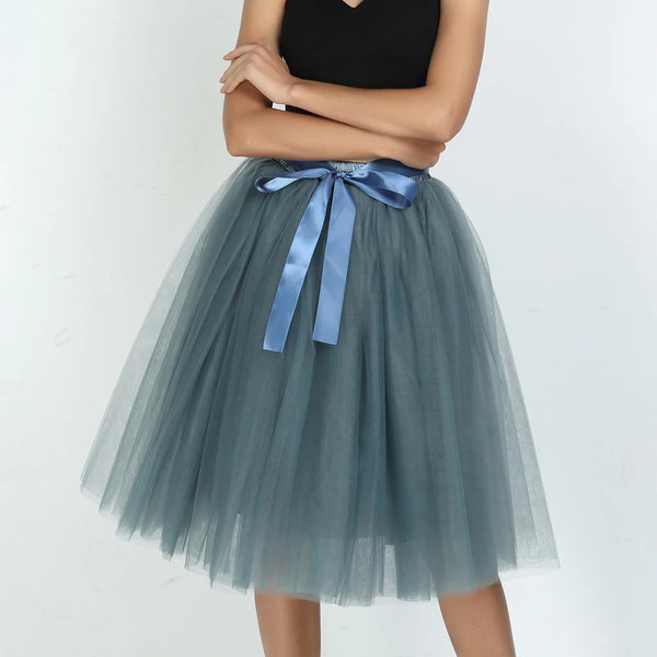 Princess Fairy Tulle Skirt Ballet Dance Tutu Skirts For Women Lolita Petticoat Tulle Party Puffy Skirts Ball Gown Dancewear