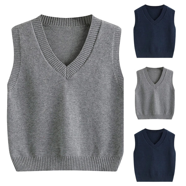 Knit Planets Tee Shirt For Boys Tops Girls Boys Toddlers' V Neck Sweater Vest Childrens Kids Sleeveless Winter Vest Clothes