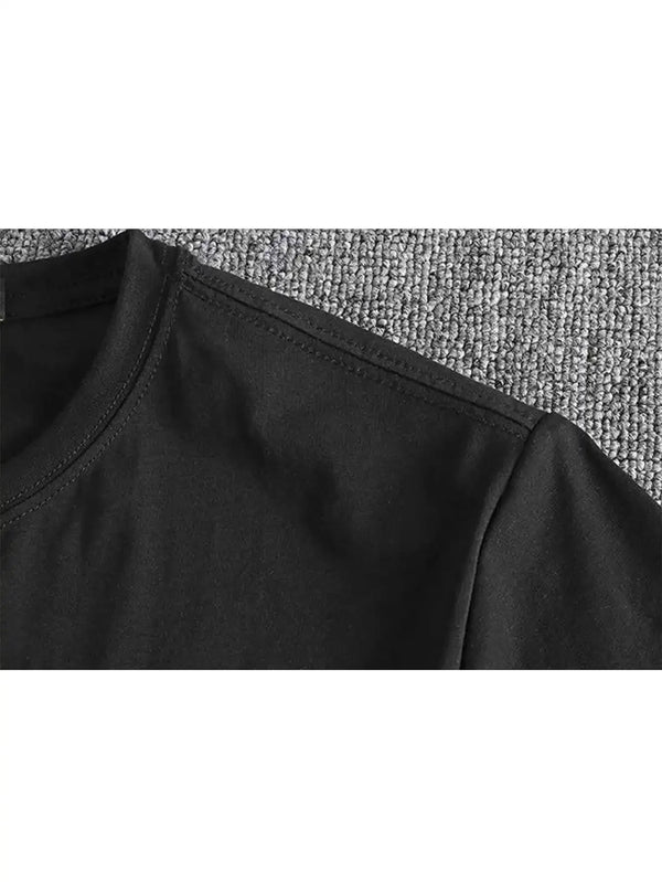 Men's T-shirts 2026 New Men's Clothing Graphic Printed Y2k Tops Aesthetic Clothing T Shirt Y2k Basic Plain T-shirt Breathable Sports