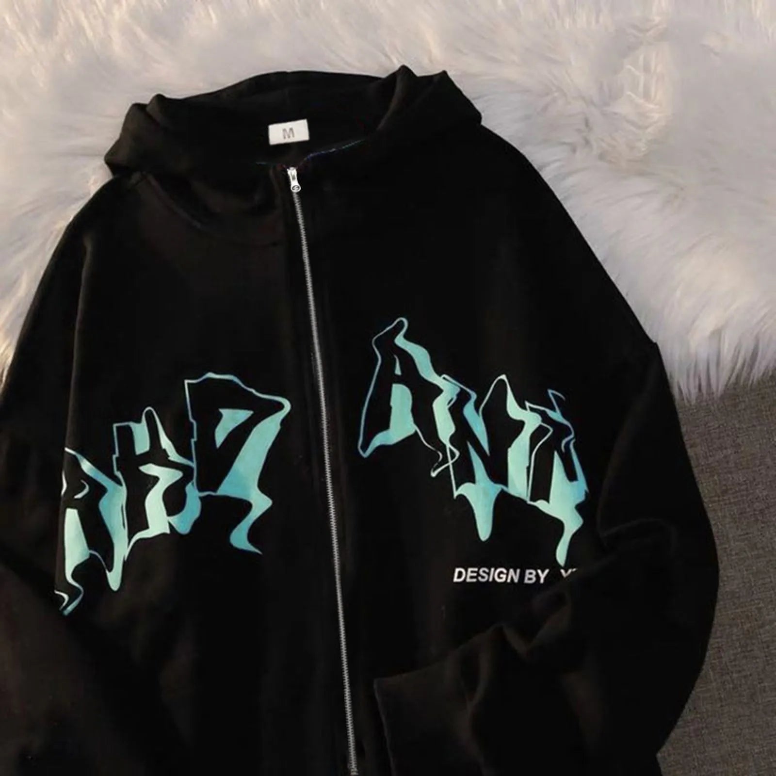 Men'S Sweatshirts Hoodies Zip Up Jacket Zip Up Hoodies Hip Hop Sweatshirt Vintage Goth Print Hooded Jacket Sudaredaras Hombre