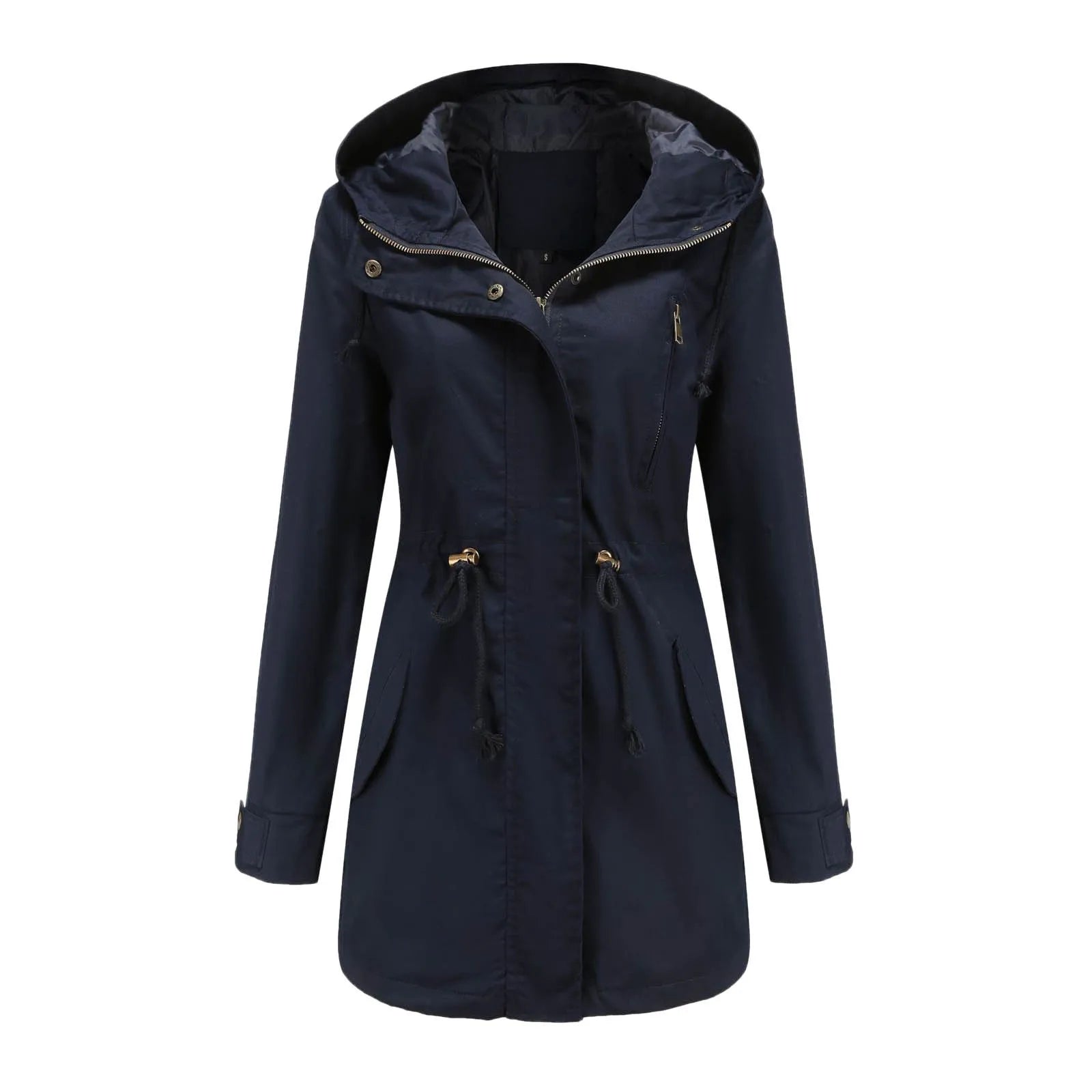 Women Jacket Coat Windproof Waterproof Autumn Lightweight Raincoat Casual Outdoor Trench Outerwear Hooded Windbreaker Chaquetas