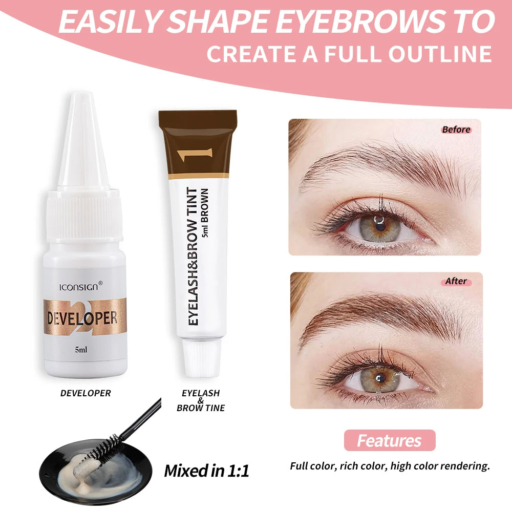 Dropshipping ICONSIGN Lash Lift Kit And Brow Dye Tint Kit Lifting Eyelashes Brow Lift Brow Dye Tint Lash Lifting Kit Eye Makeup