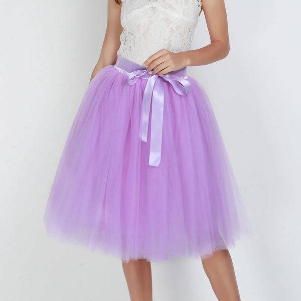 Princess Fairy Tulle Skirt Ballet Dance Tutu Skirts For Women Lolita Petticoat Tulle Party Puffy Skirts Ball Gown Dancewear