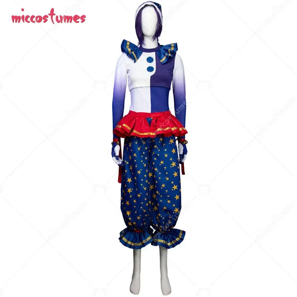 Miccostumes Cosplay Costume for Halloween Top Vest and Pants with Hat Gloves