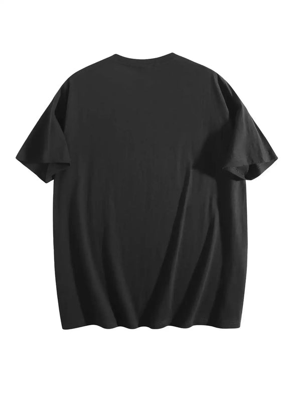 Men's T-shirts 2026 New Men's Clothing Graphic Printed Y2k Tops Aesthetic Clothing T Shirt Y2k Basic Plain T-shirt Breathable Sports