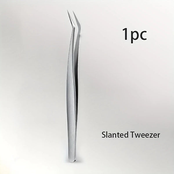 Stainless Steel Precision Pointed Tweezers, Beauty Makeup Eyebrow Pliers, Hair Removal , Accurate Pimple/Blackhead Extraction