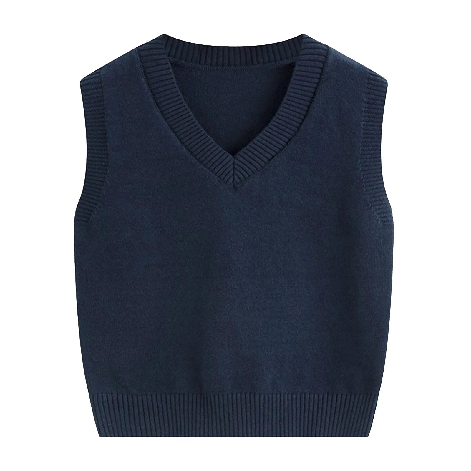 Knit Planets Tee Shirt For Boys Tops Girls Boys Toddlers' V Neck Sweater Vest Childrens Kids Sleeveless Winter Vest Clothes