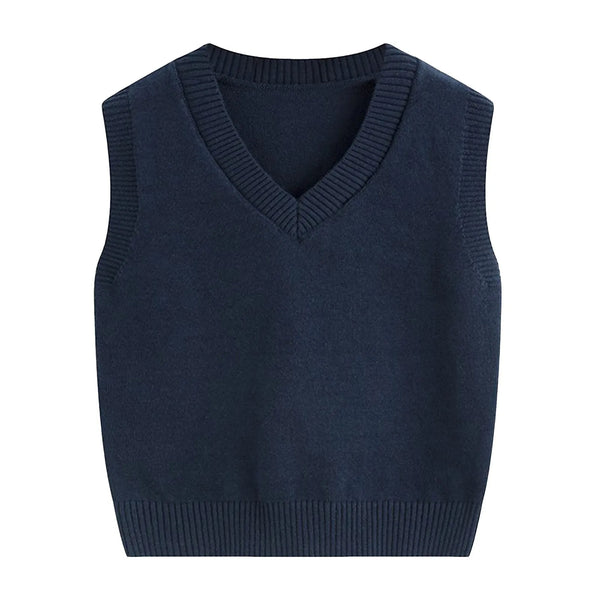 Knit Planets Tee Shirt For Boys Tops Girls Boys Toddlers' V Neck Sweater Vest Childrens Kids Sleeveless Winter Vest Clothes