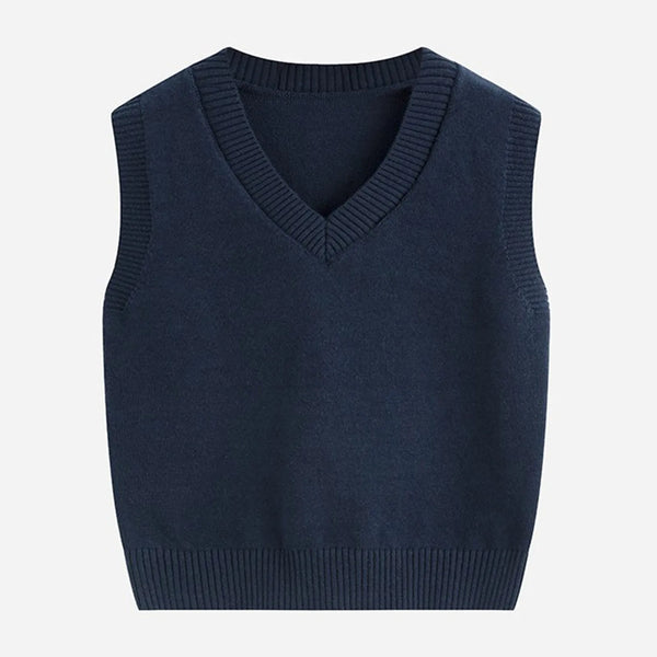 Knit Planets Tee Shirt For Boys Tops Girls Boys Toddlers' V Neck Sweater Vest Childrens Kids Sleeveless Winter Vest Clothes