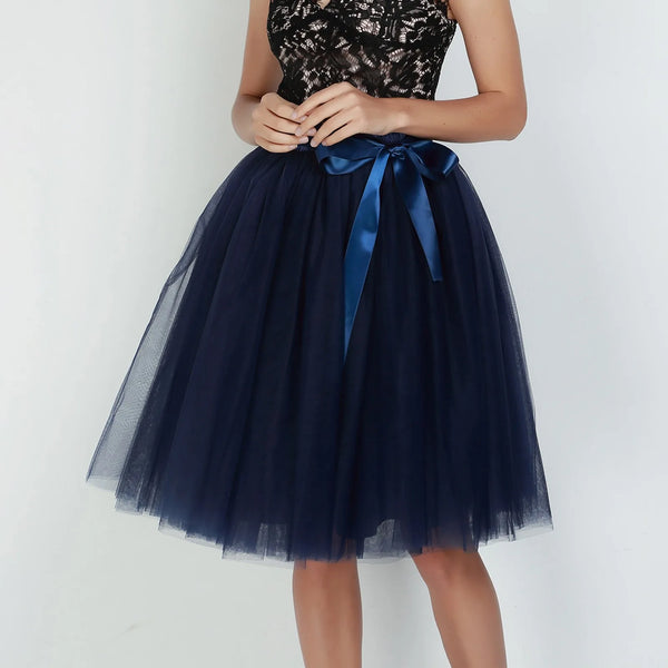 Princess Fairy Tulle Skirt Ballet Dance Tutu Skirts For Women Lolita Petticoat Tulle Party Puffy Skirts Ball Gown Dancewear