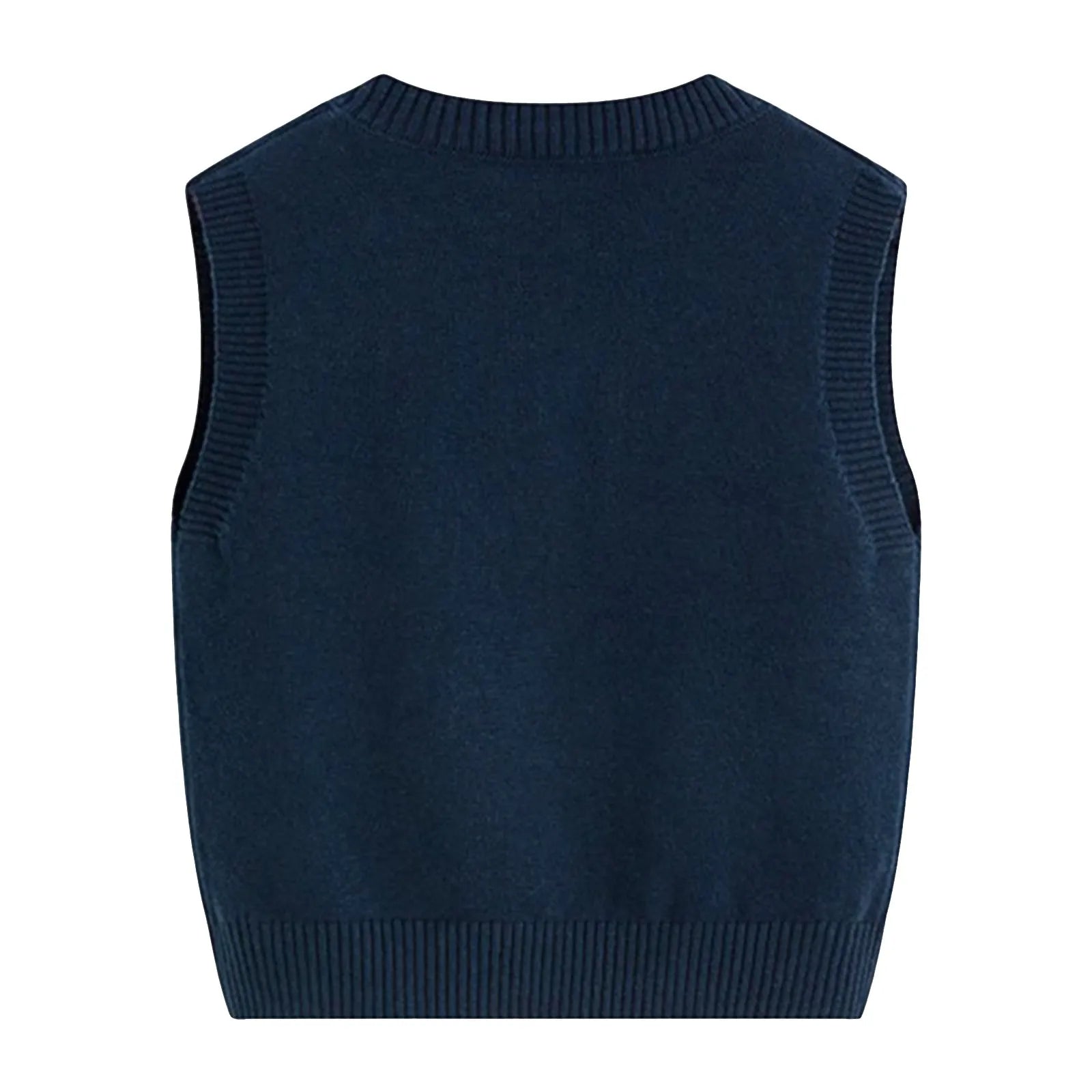 Knit Planets Tee Shirt For Boys Tops Girls Boys Toddlers' V Neck Sweater Vest Childrens Kids Sleeveless Winter Vest Clothes
