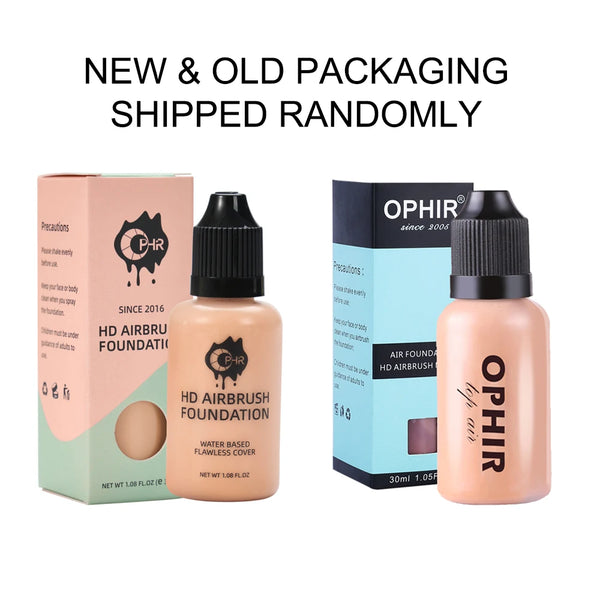 OPHIR Airbrush Makeup Foundation Inks Colors Air Foundation for Face Paint Makeup Salon Cosmetic, 7 Colors for Choose 30ml TA104