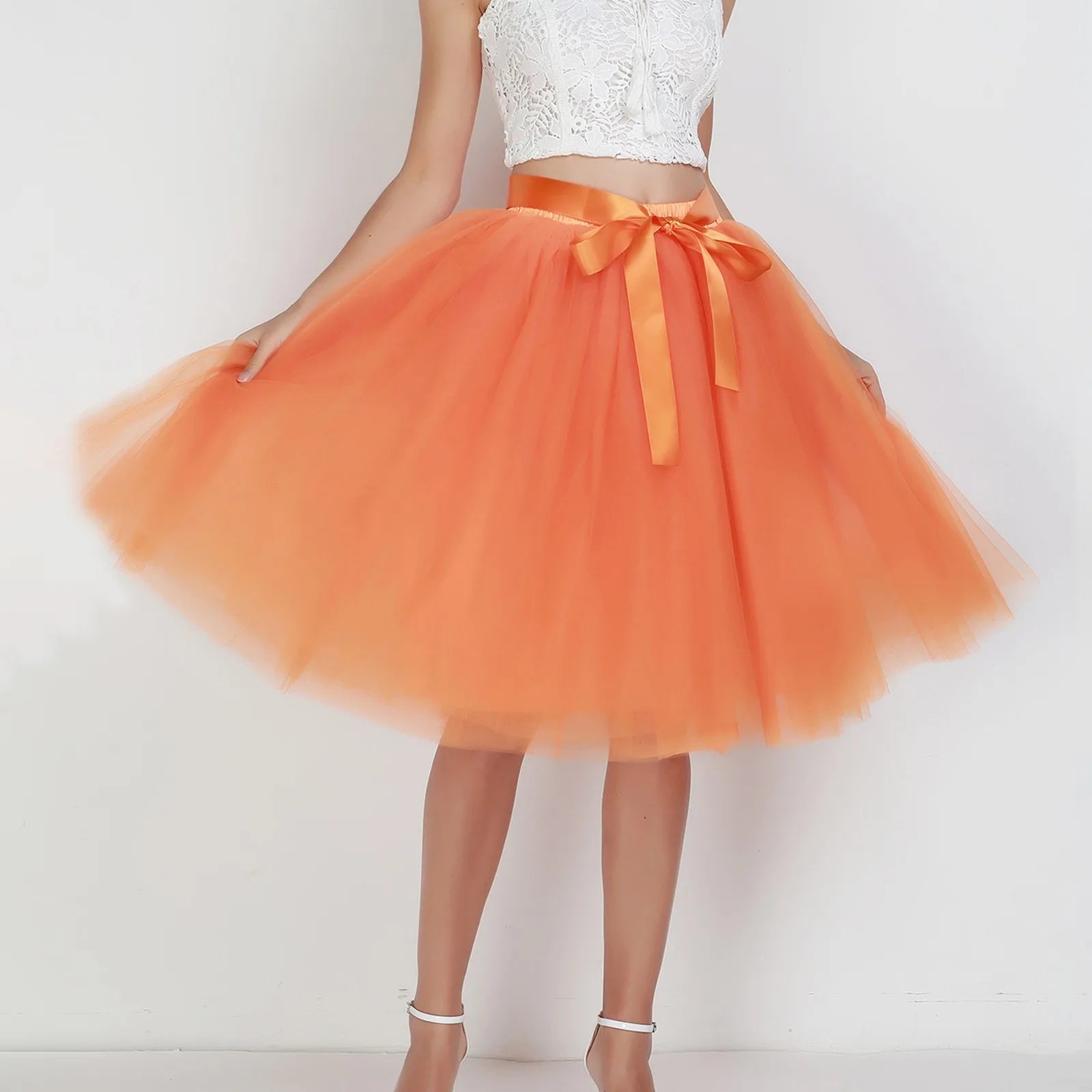 Princess Fairy Tulle Skirt Ballet Dance Tutu Skirts For Women Lolita Petticoat Tulle Party Puffy Skirts Ball Gown Dancewear